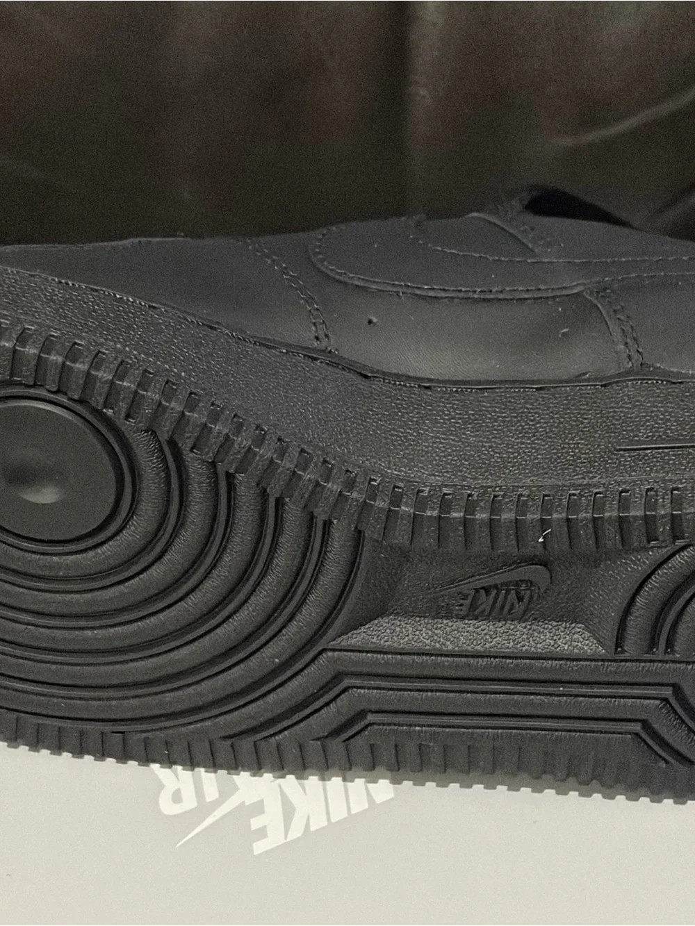 Nike Air Force 1 Triple Black Sneakers, Size 6Y / 7.5W BNIB DH2920-001